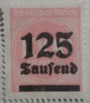 Stamps Germany -  deutfches reich 1922