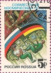 Stamps Russia -  Rusia y Alemania. Misión espacial conjunta.