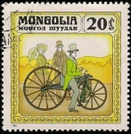 Stamps : Asia : Mongolia :  Bicicleta