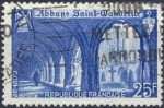 Stamps : Europe : France :  Abbaye Saint-Wandrille