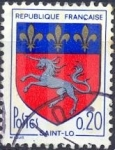 Stamps France -  Saint-Lo (phosphor)