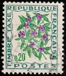 Stamps France -  Flores