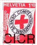 Stamps Switzerland -  Convención de Ginebra