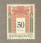 Sellos de Europa - Hungra -  Bordado