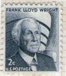 Stamps : America : United_States :  169 Frank Lloyd Wright