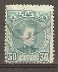 Stamps Spain -  ALFONSO XIII