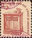 Stamps United States -  Edición Americana. Estrado de los oradores.