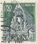 Stamps Spain -  IGLESIA SAN VICENTE . AVILA