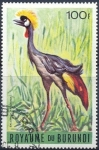 Stamps Burundi -  Balearica pavonina