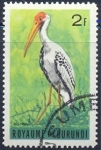 Stamps Burundi -  Ibis ibis