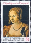 Stamps Burundi -  La Semaine Internationale de la Lettre Ecrite 1971