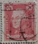 Stamps Germany -  friedrich der.grosse. deutfches reich 1926
