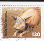 Stamps Switzerland -  Proctección de los animales