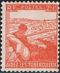Stamps : Europe : France :  AYUDA A LOS TUBERCULOSOS. Y&T Nº 736