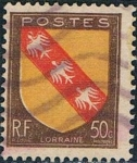 Stamps : Europe : France :  ESCUDOS DE PROVINCIAS. LORENA. Y&T Nº 757