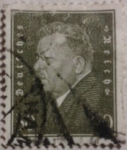 Stamps Germany -  presidente pfriedrich ebert.deutfches reich 1931