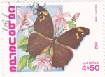 Stamps Africa - Cape Verde -  Mariposas- Melanitis lede