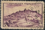 Stamps France -  TURISMO 1946. VÉZELAY. Y&T Nº 759