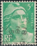 Stamps : Europe : France :  MARIANNE DE GANDON 1948. Y&T Nº 809