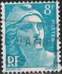 Stamps : Europe : France :  MARIANNE DE GANDON 1948. Y&T Nº 810
