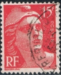 Stamps : Europe : France :  MARIANNE DE GANDON 1948. Y&T Nº 813