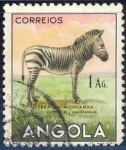 Stamps : Africa : Angola :  Cebra