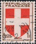 Sellos de Europa - Francia -  ESCUDOS DE PROVINCIAS 1949. SAVOYA. Y&T Nº 836