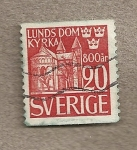 Sellos de Europa - Suecia -  850 Aniv Catedral de Lund