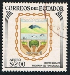 Sellos de America - Ecuador -  CANTON AMBATO PROVINCIA DEL TUNGURAHUA