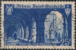 Stamps France -  TURISMO 1949. ABADÍA DE SAINT WANDRILLE. Y&T Nº 842