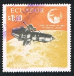 Stamps Ecuador -  EN ORBITA LUNAR