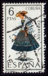 Stamps : Europe : Spain :  1968 Trajes Típicos. Coruña - Edifil:1841