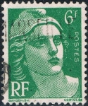 Stamps France -  MARIANNE DE GANDON 1951. Y&T Nº 884