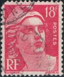 Stamps France -  MARIANNE DE GANDON 1951. Y&T Nº 887