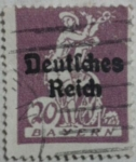 Stamps Germany -  bayern deutfches reich 1920