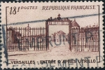 Stamps France -  TURISMO 1952. REJA DE ENTRADA AL PALACIO DE VERSALLES. Y&T Nº 939