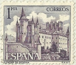 Stamps Spain -  ALCAZAR DE SEGOVIA
