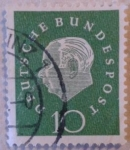 Stamps : Europe : Germany :  wilhelm pieck.deutsche bundespost