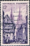 Stamps France -  TURISMO 1954. QUIMPER, LA CALLE KÉREON. Y&T Nº 979