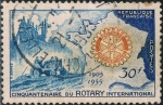Stamps France -  CINCUENTENARIO DEL ROTARY INTERNACIONAL. Y&T Nº 1009