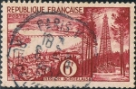 Stamps France -  TURISMO 1955. REGIÓN BORDELESA. Y&T Nº 1036