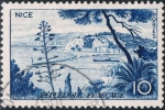 Sellos de Europa - Francia -  TURISMO 1955. EL PUERTO DE NIZA. Y&T Nº 1038