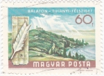 Stamps Hungary -  Paisaje lago Balaton