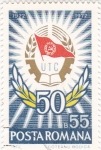 Sellos de Europa - Rumania -  1922-1972  50 Aniversario UTC
