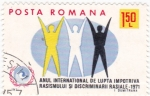Sellos de Europa - Rumania -  Año Internacional contra el racismo y la discriminación