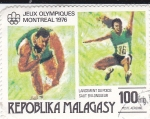 Stamps Madagascar -  Juegos Olímpicos de Montreal 1976