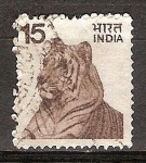 Sellos de Asia - India -  Tigre.