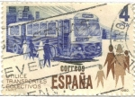 Stamps Spain -  Transportes colectivos
