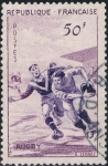 Stamps France -  DEPORTES 1956. RUGBY. Y&T Nº 1074