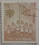 Stamps Nepal -  iYC nepal 1979